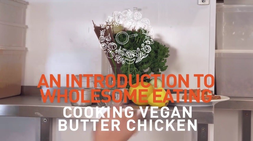 Cooking vegan butter chicken