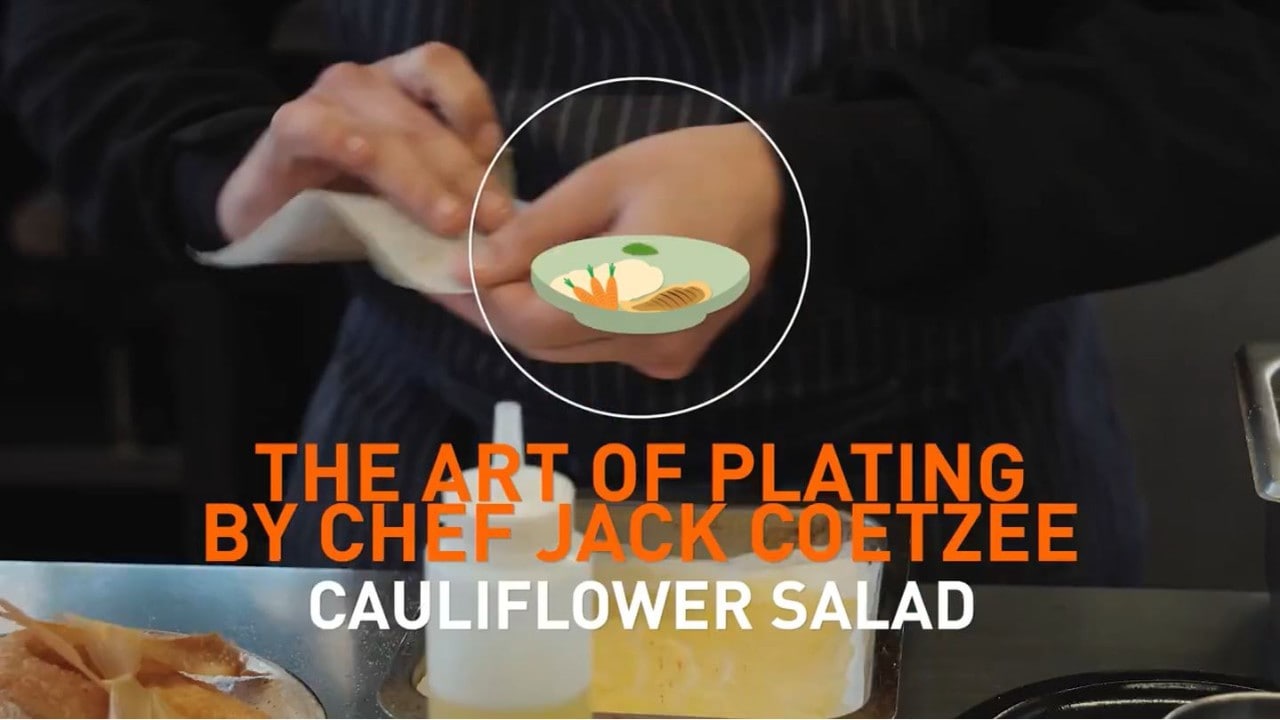 The Art of Plating Cauliflower Salad