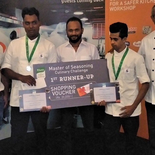 Master of Seasoning 1st runner up Master of Seasoning 1st runner up