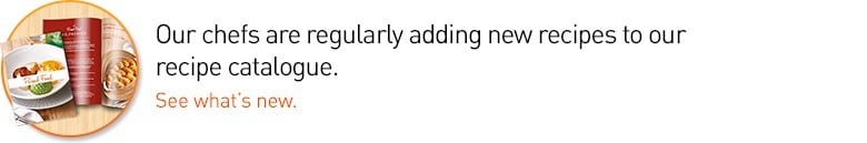 see our recipe catalogue 