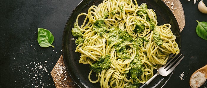 Plant-based pasta dish Plant-based pasta dish