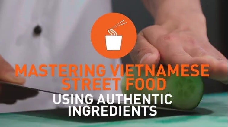 Using authentic Vietnamese ingredients for Vietnamese street food