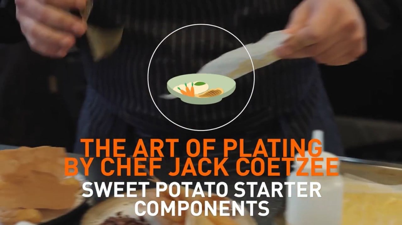 The Art of Plating Sweet Potato Components