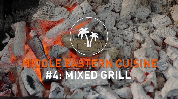 Middle Eastern Cuisine. Mix grill part 1
