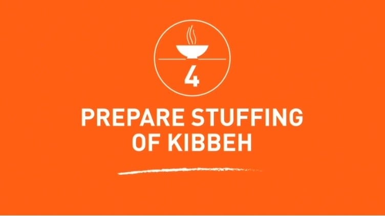 Middle Eastern Starters Kibbeh part 2 video