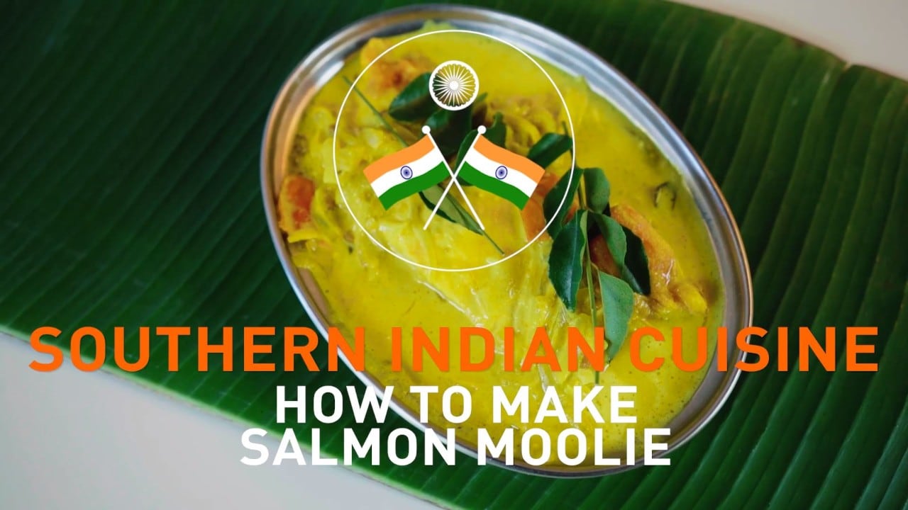 South Indian Cuisine Salmon Moolie Video