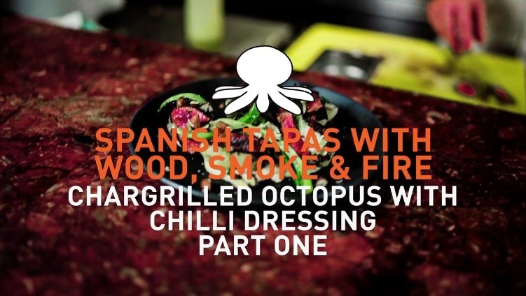 how to make chargrilled octopus with chilli dressing part one