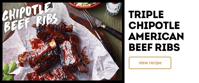 Triple chipotle American beef ribs Triple chipotle American beef ribs