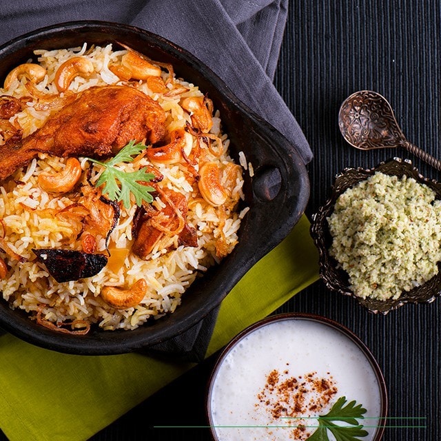 How did biryani come to Sri Lanka?