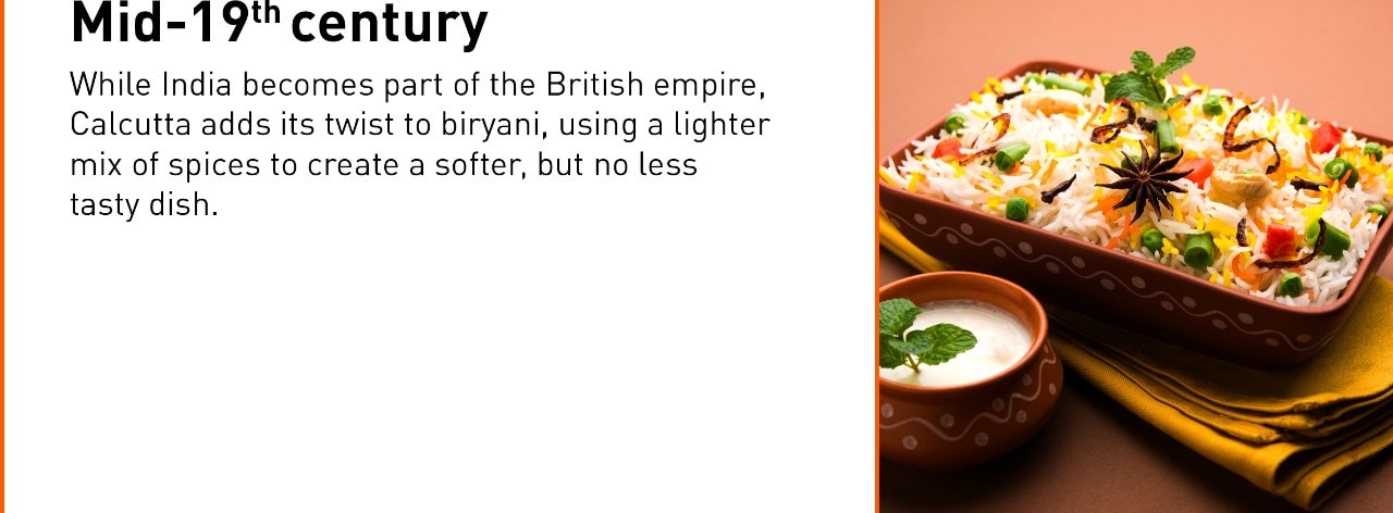 Mid 19th century biryani history Mid 19th century biryani history