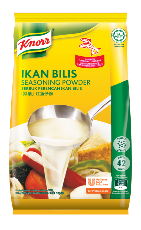 Knorr Ikan Bilis Seasoning Powder [Sri Lanka Only] (6x1KG) - Knorr Ikan Bilis Seasoning Powder made with real fish that enhances the fish taste every time