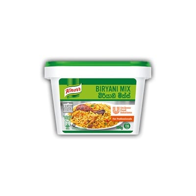 Knorr Biryani Mix [Sri Lanka Only] (24x500G) - Knorr Biryani Mix is a perfect biryani base that delivers REAL Taste and Aroma to your dish every time