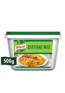 Knorr Biryani Mix [Sri Lanka Only] (24x500G) - Knorr Biryani Mix is a perfect biryani base that delivers REAL Taste and Aroma to your dish every time
