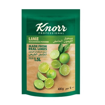 Knorr Lime Seasoning Powder (12x400G) - Knorr Lime Seasoning is a ready to use lime powder made with real limes