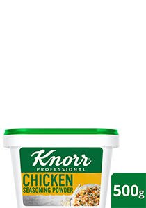 Knorr Professional Chicken Seasoning Powder [Sri Lanka Only] (24x500G) - Knorr Professional Chicken Seasoning Powder is made with real chicken that gives an authentic flavour & colour to your fried rice