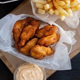 Kashmiri Fried Chicken Strips With Tally Sauce Kashmiri Fried Chicken Strips With Tally Sauce
