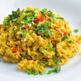 Spicy Chicken Sticky Rice by Chef Pradeep Srimal Spicy Chicken Sticky Rice by Chef Pradeep Srimal