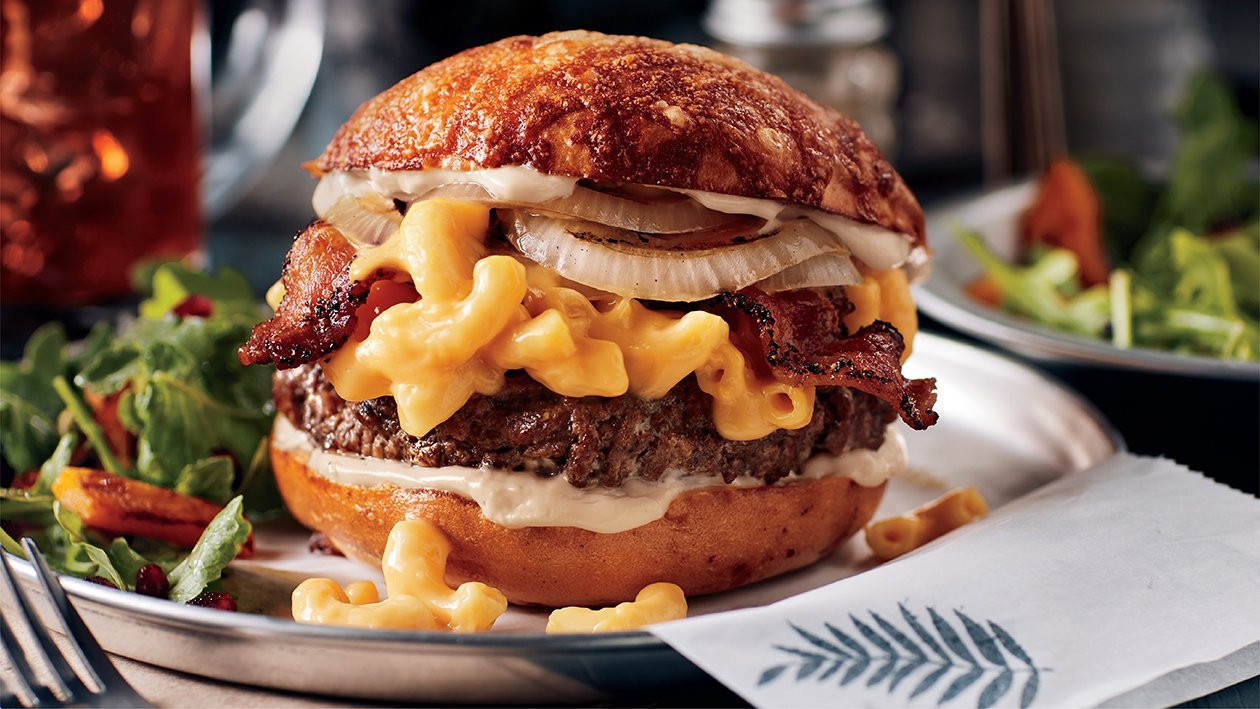 Big Mac ‘N’ Cheese Burger – - Recipe Big Mac ‘N’ Cheese Burger – - Recipe
