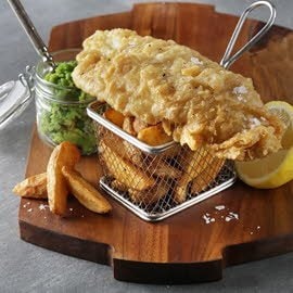 British Fish & Chips with Minted Pea’s British Fish & Chips with Minted Pea’s