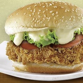 Crispy Fried Chicken Burger Crispy Fried Chicken Burger