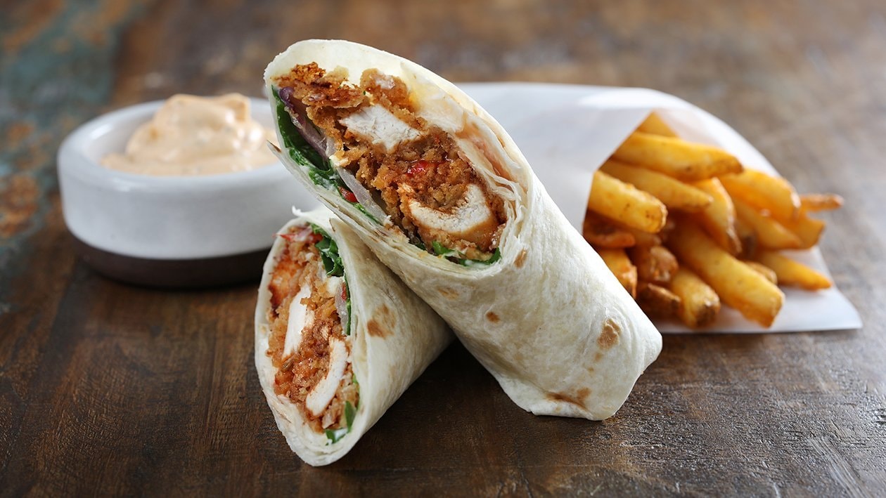 Crispy Shish Tawook Wrap – - Recipe