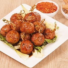 Fried Chicken Meatballs with Asian Glaze Fried Chicken Meatballs with Asian Glaze