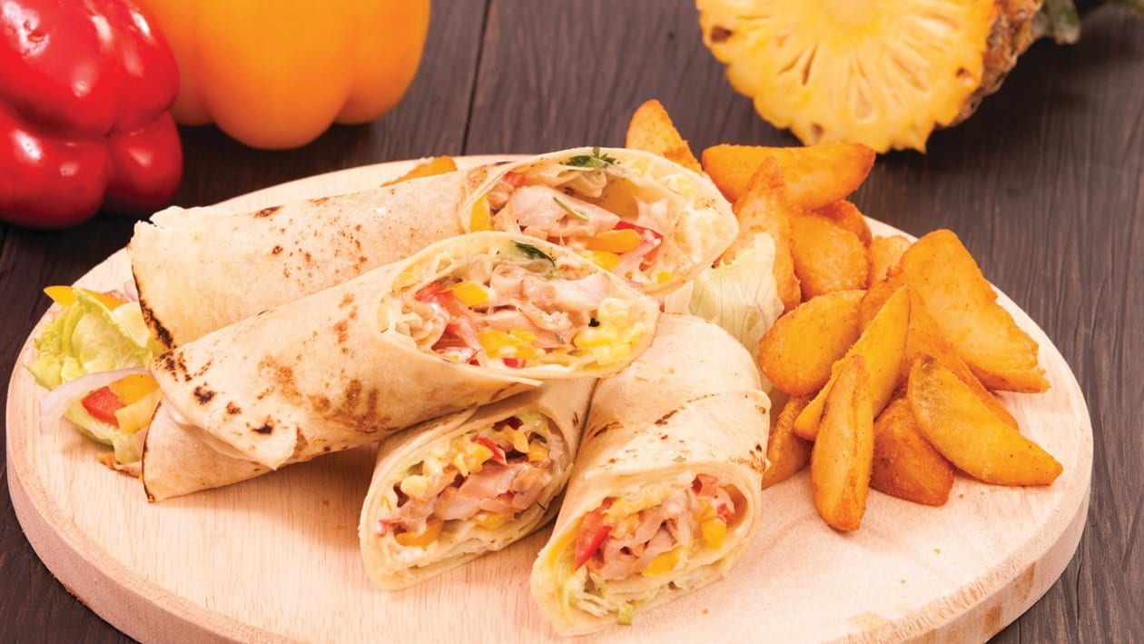 Hawaiian BBQ Chicken Wraps – - Recipe