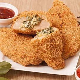 Spinach and Cheese Stuffed Schitzel Spinach and Cheese Stuffed Schitzel