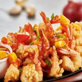 Sweet and Sour Prawns Sweet and Sour Prawns