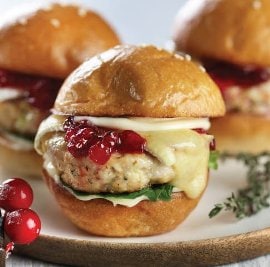 Turkey, Brie and Cranberry Sliders Turkey, Brie and Cranberry Sliders