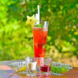 Strawberry and Starfruit Mojito Strawberry and Starfruit Mojito