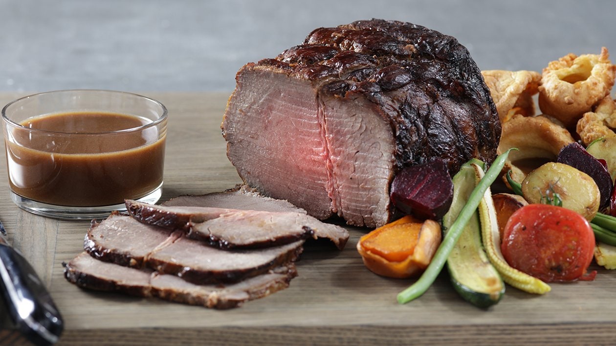Classic Roast Beef with Demi-Glace