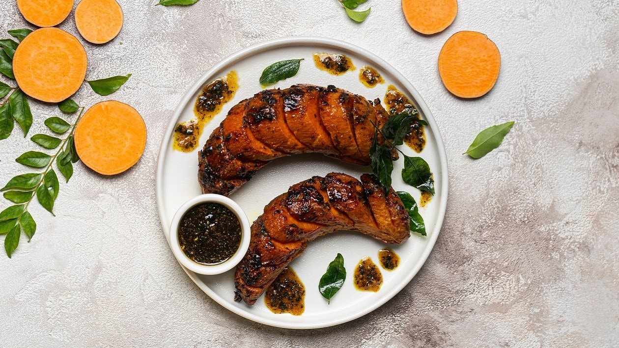 Sweet Potatoes infused with Asian Herbs – - Recipe